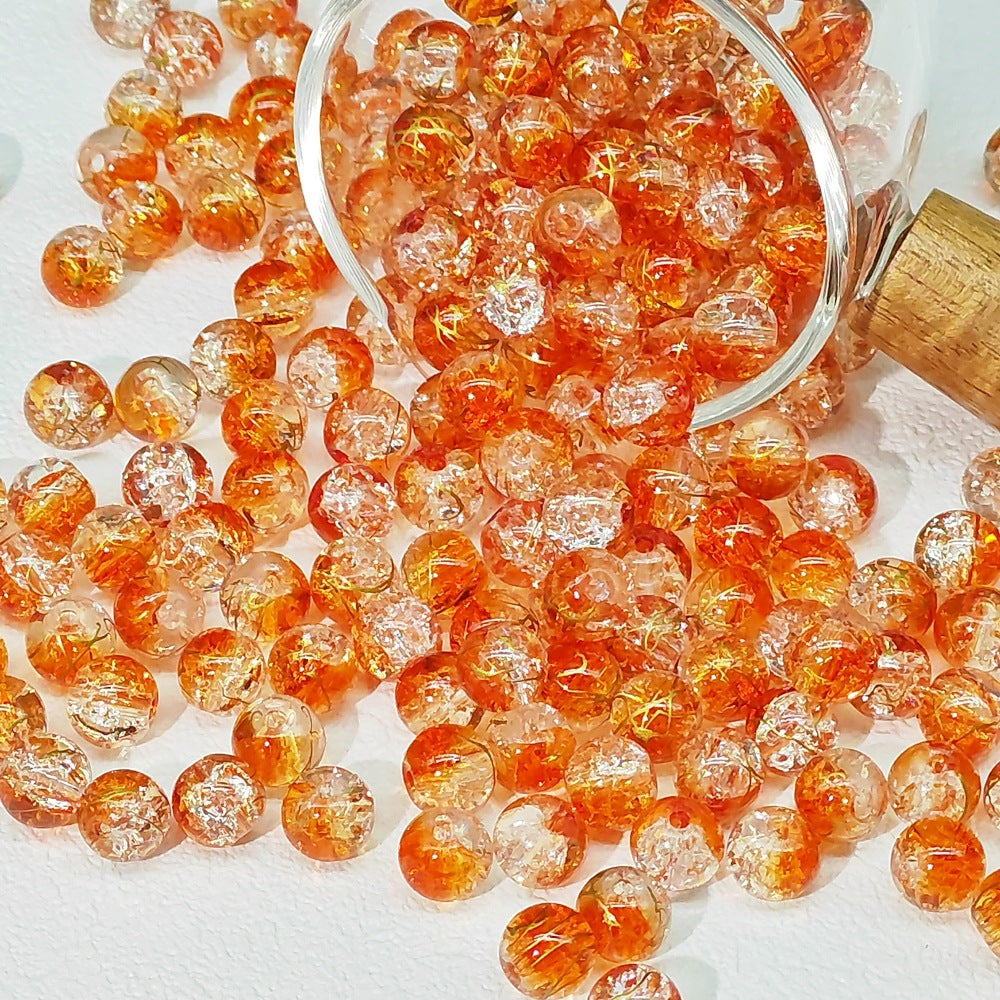 colored glaze beads