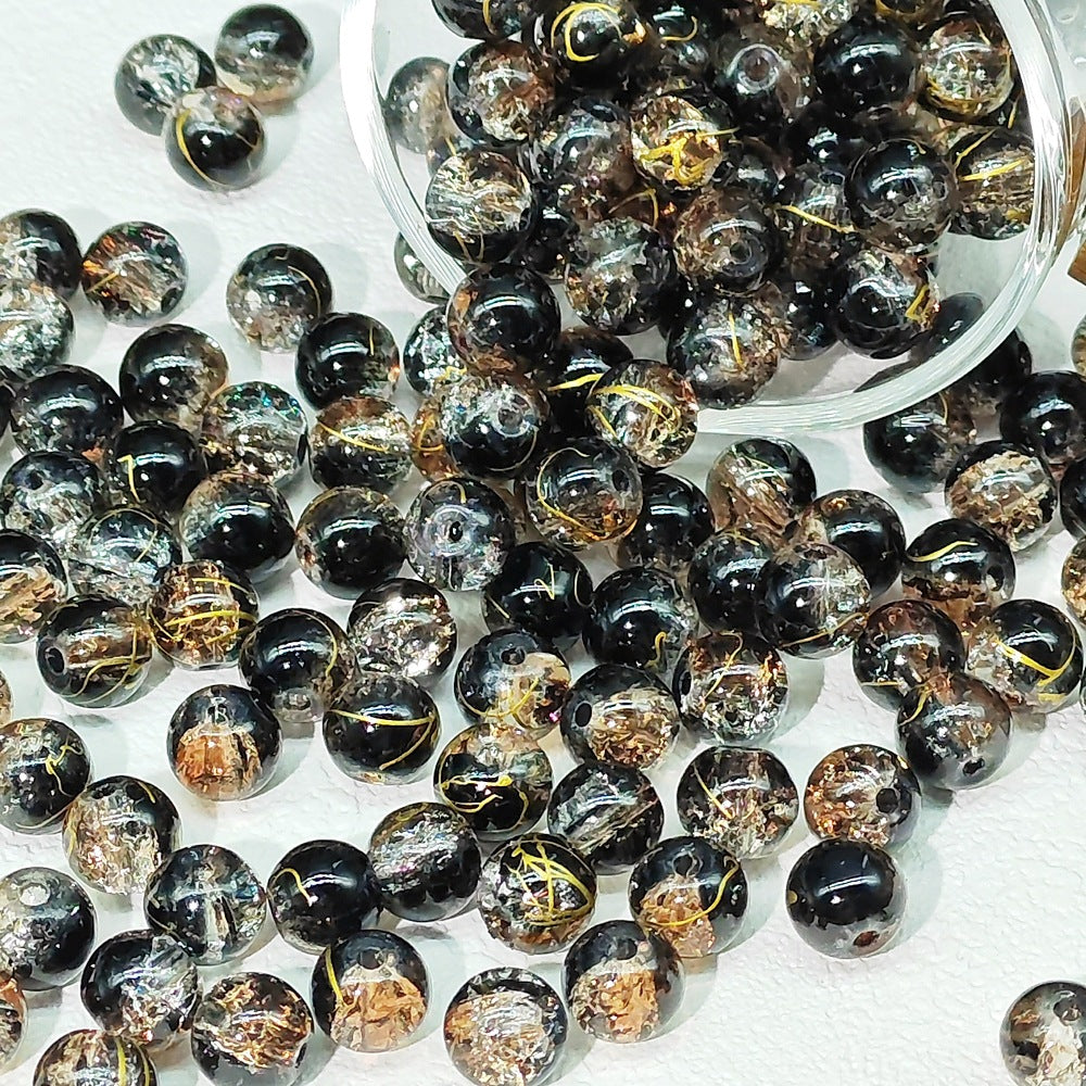 colored glaze beads