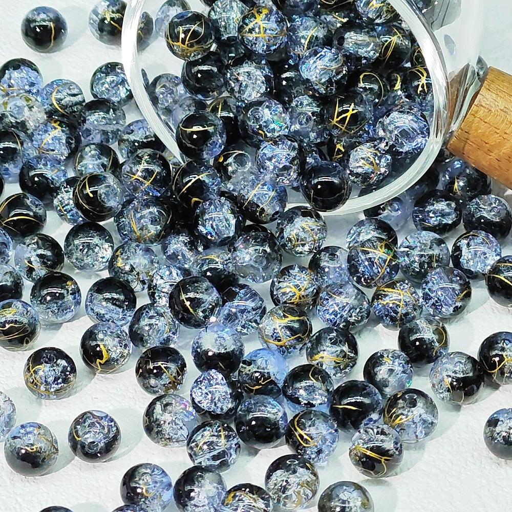 colored glaze beads