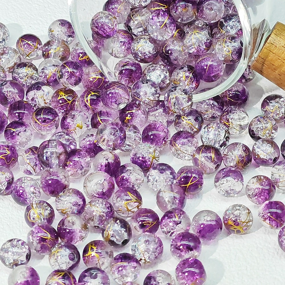 colored glaze beads